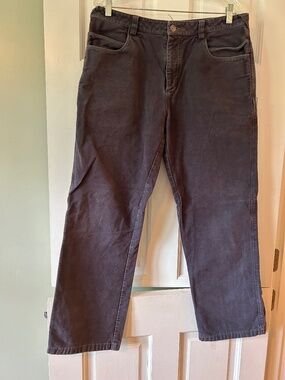 IBEX ORGANIC COTTON MOLESKIN (?) MEN'S PANTS SIZE 34